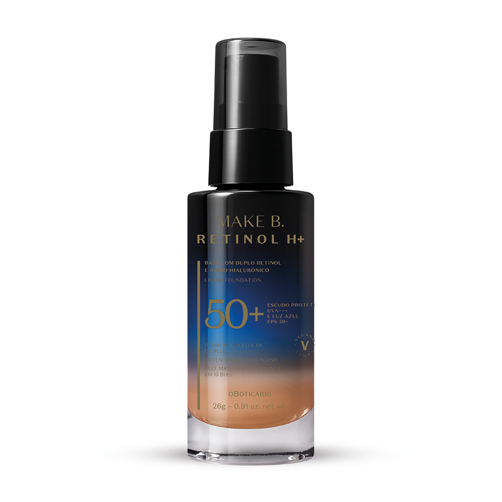 Base Líquida FPS50 + Retinol H+ Make B.