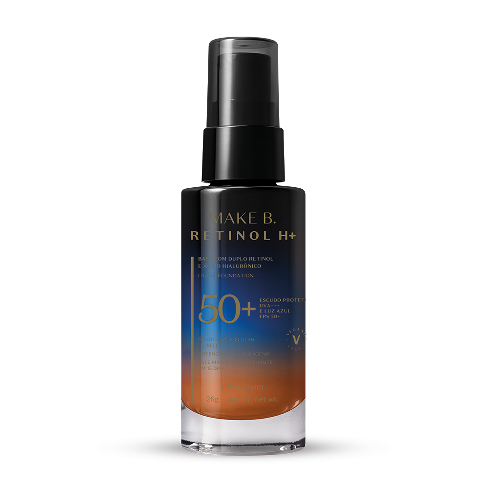 Base Líquida FPS50 + Retinol H+ Make B.
