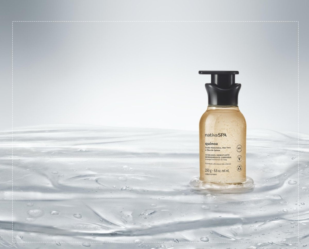 Acquagel Hidratante Corporal Nativa SPA Quinoa, 250g - O Boticário Dev - CORPO E BANHO - Nativa SPA - 8440 - 7891033628377 - Acquagel Hidratante Corporal Nativa SPA Quinoa, 250g